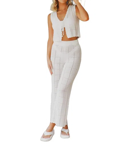 Fore Ocean Lover Pants In White