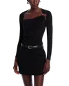 Fore Ring Detail Top In Black