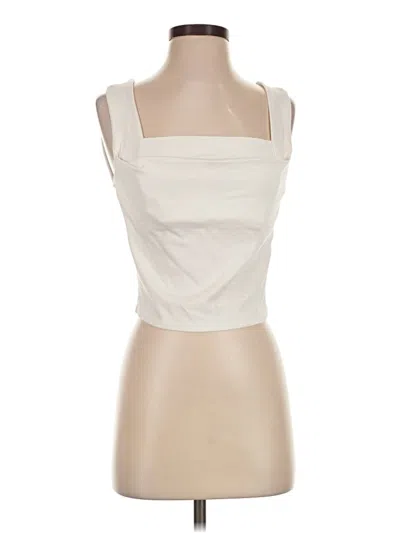 Pre-owned Fore Sleeveless Blouse In Ivory