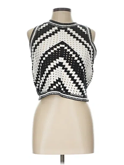 Pre-owned Fore Sleeveless Blouse In Silver