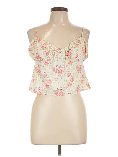 Pre-owned Fore Sleeveless Blouse In White