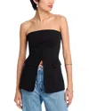 Fore Strapless Top In Black