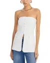 Fore Strapless Top In White