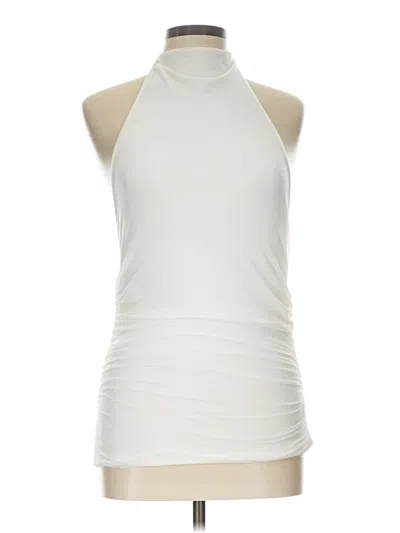 Pre-owned Fore Tank Top Ivory Halter Neckline Tops