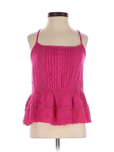 Fore Tank Top Pink Halter Neckline Tops