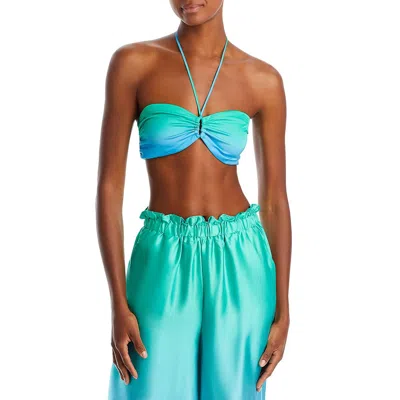Fore Womens Ombre Polyester Bikini Swim Top In Multi