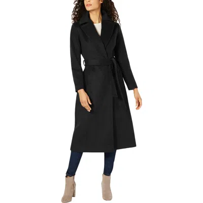 Forecaster Of Boston Womens Wool Blend Long Maxi Coat In Black