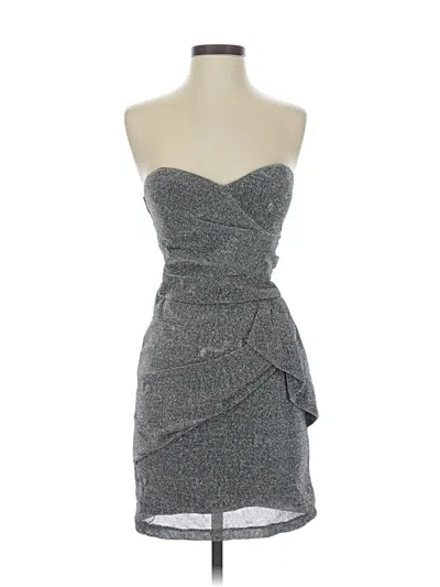 Pre-owned Foreign Exchange Cocktail Dress In Gray