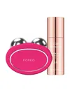 Foreo Bear 2 Fuchsia And Supercharged Serum 2.0 Bundle In Fuchsia