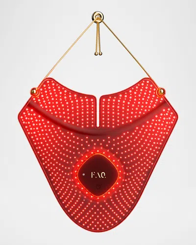 Foreo Faq 211 Silicone Led Neck & Dcollet Mask In Noclr