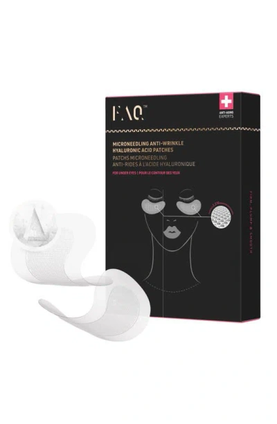 Foreo Faq Microneedling Anti-wrinkle Hyaluronic Acid Patches For Under Eyes In White