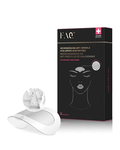 Foreo Faq Microneedling Hyaluronic Acid Patches For Forehead, Pack Of 3