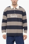 FORÉT 3-BUTTONS TWO-TONE POLO SHIRT WITH LOGO