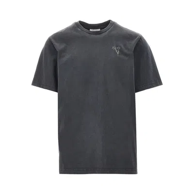 Forét 'bouquet' Organic Cotton T-shirt In Gray