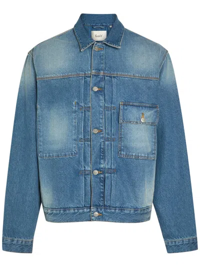 Forét Hazy Denim Jacket In Blue