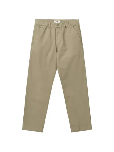 Forét Hazy Twill Buttoned Trousers In Neutral