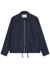 Forét Zip-up Drawstring Jacket In Blue