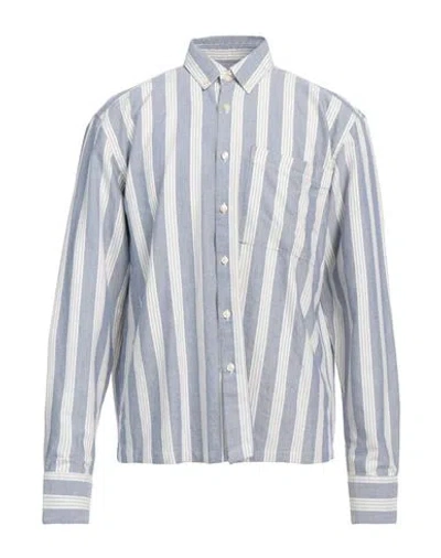 Forét Man Shirt Light Blue Size L Organic Cotton