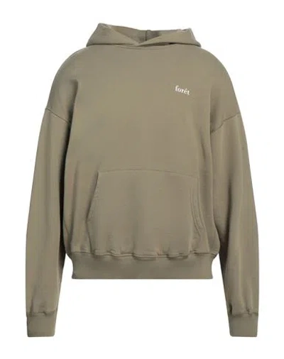 Forét Man Sweatshirt Sage Green Size M Organic Cotton