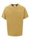 Forét Oak Logo-embroidered Cotton T-shirt In Gold
