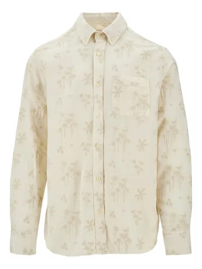 Forét Organic-cotton Shirt In Neutral