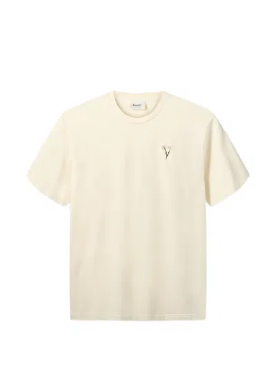 Forét Posy Floral-embroidered T-shirt In Multi