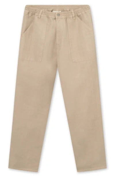 Forét Sienna Organic Cotton Ripstop Pants In Khaki