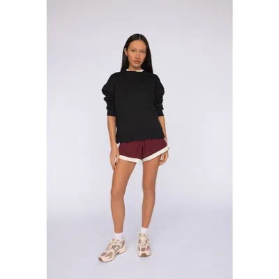 Fore-té Club Attire Club Crew Neck Sweatshirt In Black