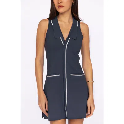 Fore-té Club Attire Harper Athletic Dress In Blue