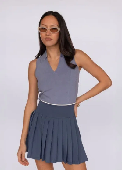 Fore-té Club Attire Juliette Collared Tank