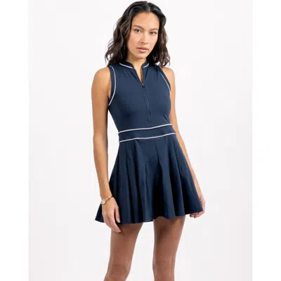 Fore-té Club Attire Tate Tennis Dress In Blue