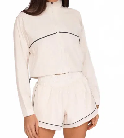 Fore-te Dawson Short In Ecru In White