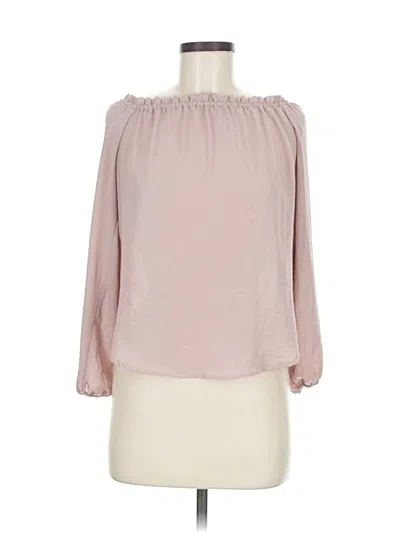 Pre-owned Forever 21 3/4 Sleeve Blouse In Pink