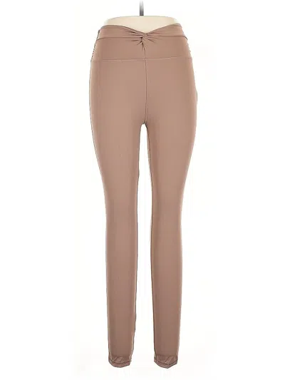 Pre-owned Forever 21 Active Pants In Brown