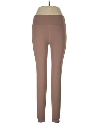 Pre-owned Forever 21 Active Pants In Brown