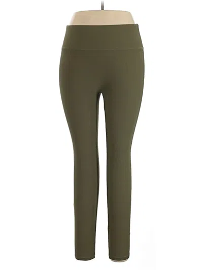 Pre-owned Forever 21 Active Pants In Green