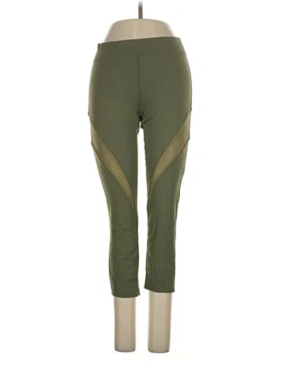 Pre-owned Forever 21 Active Pants In Green