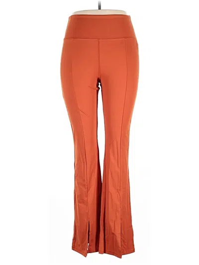 Pre-owned Forever 21 Active Pants In Orange