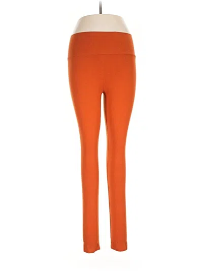 Pre-owned Forever 21 Active Pants In Orange