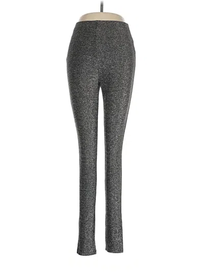 Pre-owned Forever 21 Active Pants In Silver