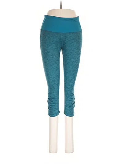 Pre-owned Forever 21 Active Pants In Teal