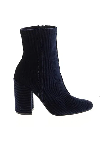 Pre-owned Forever 21 Ankle Boots In Blue