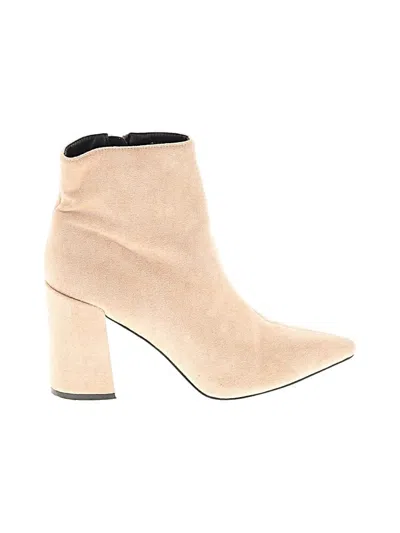 Pre-owned Forever 21 Ankle Boots In Brown