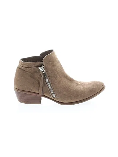 Pre-owned Forever 21 Ankle Boots In Brown