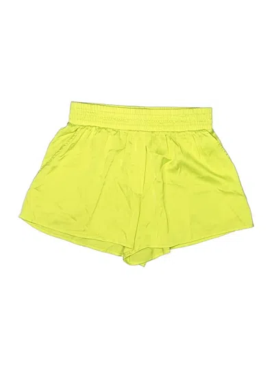 Pre-owned Forever 21 Athletic Shorts In Yellow