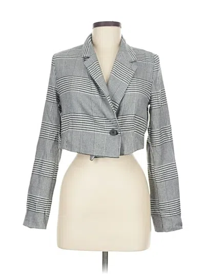 Pre-owned Forever 21 Blazer Jacket In Black