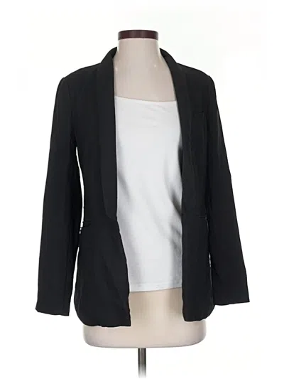 Pre-owned Forever 21 Blazer Jacket In Black