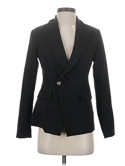 Pre-owned Forever 21 Blazer Jacket In Black