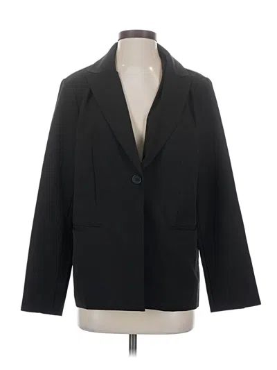 Pre-owned Forever 21 Blazer Jacket In Black
