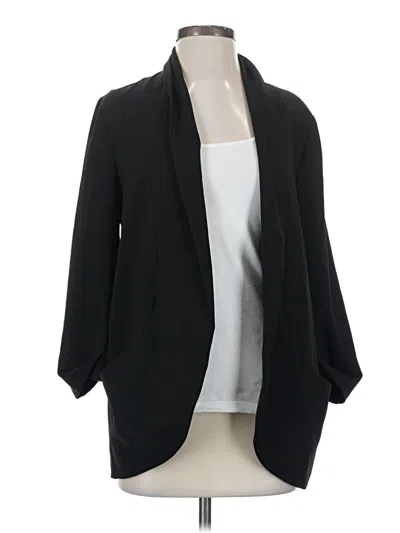 Pre-owned Forever 21 Blazer Jacket In Black